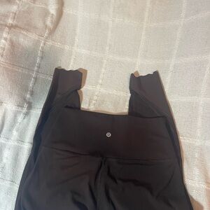 lululemon Dark Brown/Charcoal Active Leggings